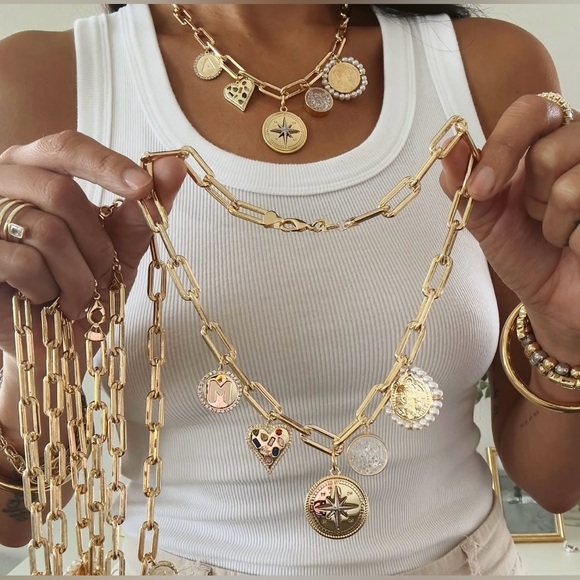 Tori Bradburry 18k Gold Filled Charm Necklace - Picture 16 of 16